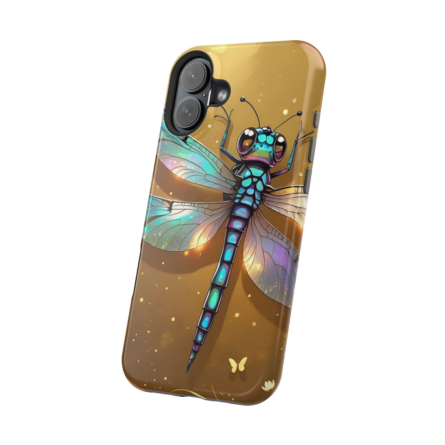 Dragonfly Magnetic Phone Case, Colorful Phone Cover, Gift for Nature Lovers, Unique Phone Accessory, Eco-Friendly Design