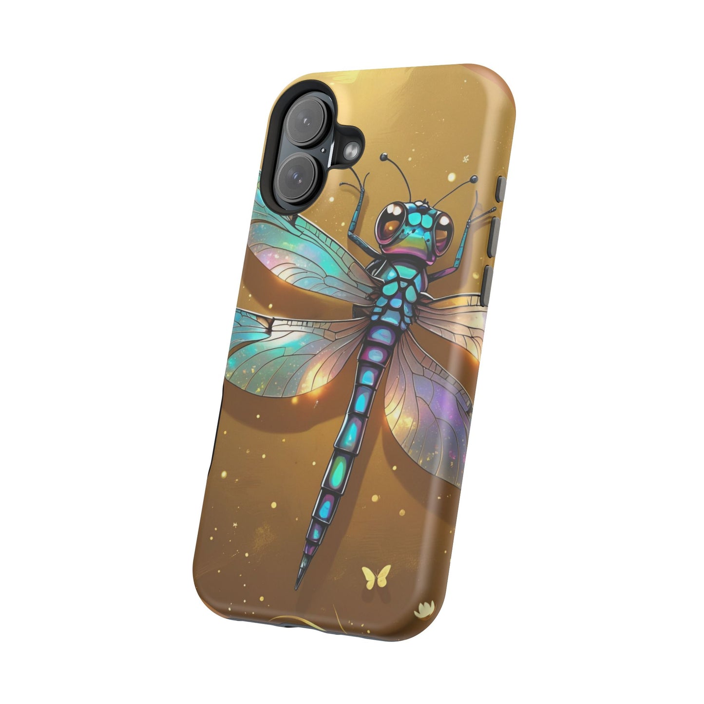 Dragonfly Magnetic Phone Case, Colorful Phone Cover, Gift for Nature Lovers, Unique Phone Accessory, Eco-Friendly Design