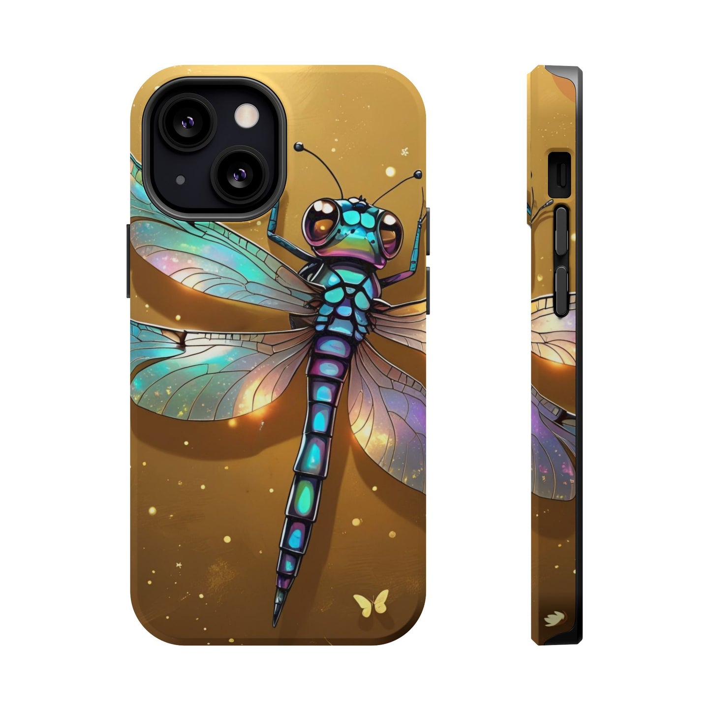 Dragonfly Magnetic Phone Case, Colorful Phone Cover, Gift for Nature Lovers, Unique Phone Accessory, Eco-Friendly Design