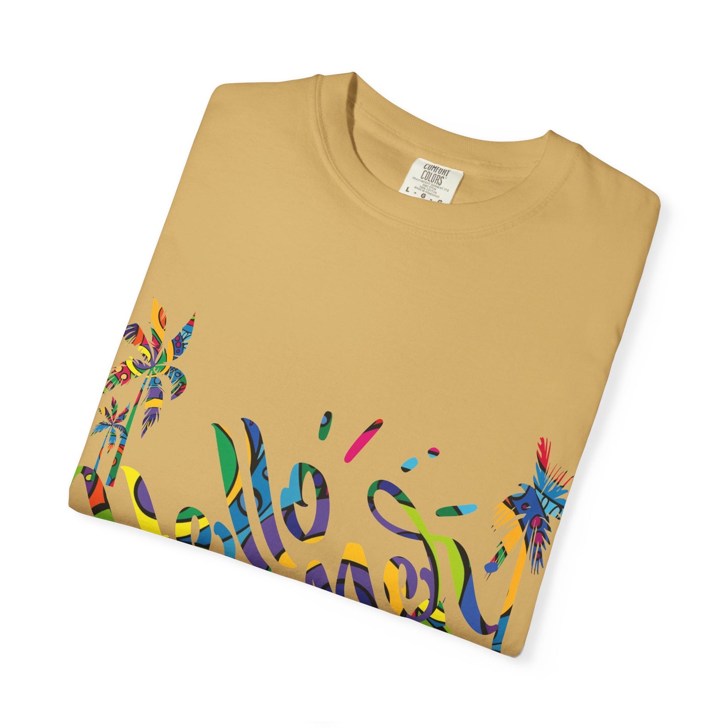 Gold Heart Pattern Women T-Shirt
