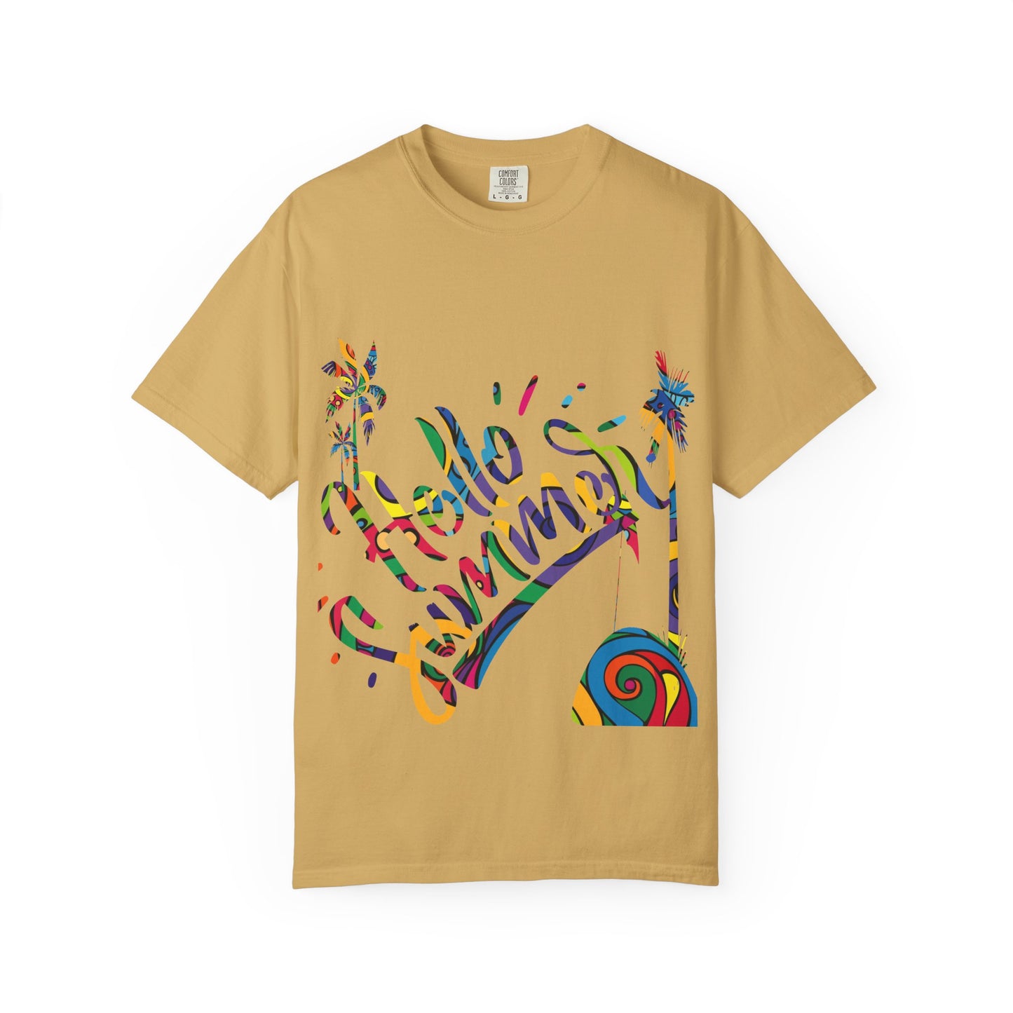 Gold Heart Pattern Women T-Shirt