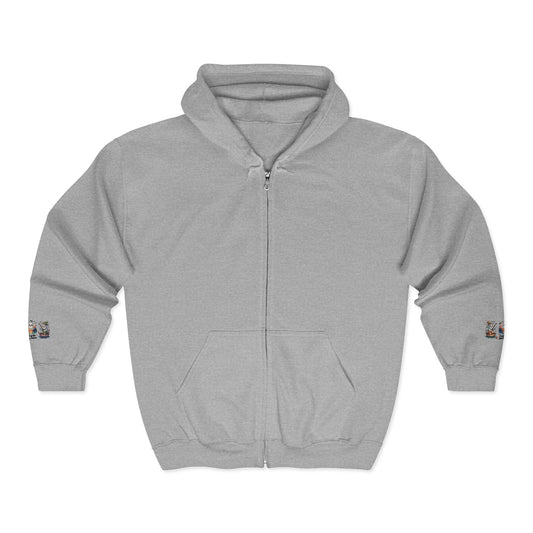 Cozy Unisex Zip Hoodie with Custom Design | Casual Fashion, Gift for Him/Her, Everyday Comfort, Stylish Layering