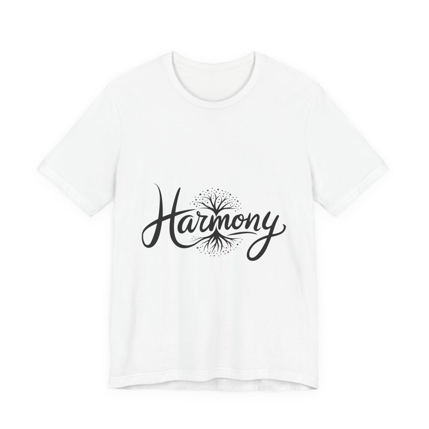 Harmony Unisex Short Sleeve Tee - Comfortable Casual Wear for Positive Vibes