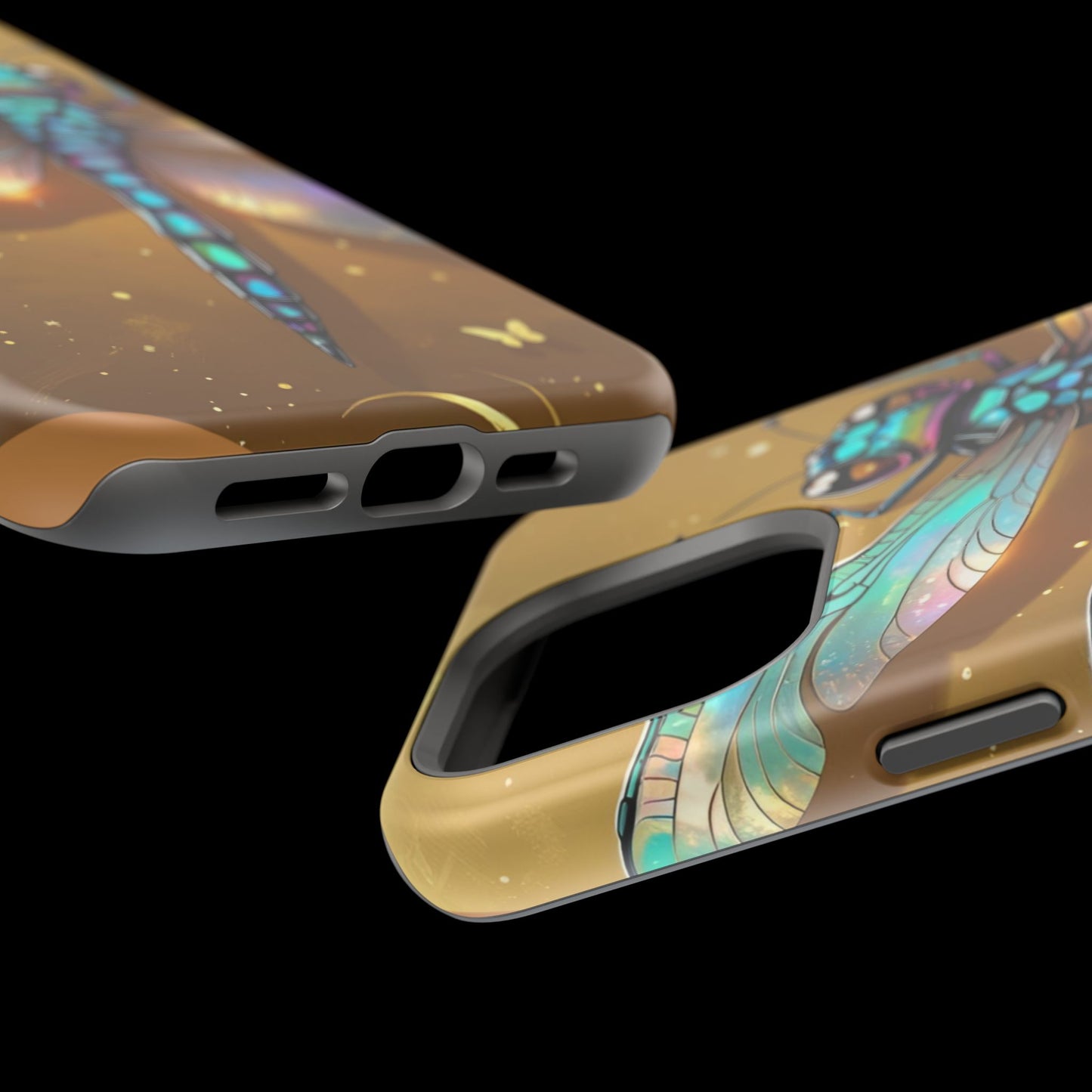 Dragonfly Magnetic Phone Case, Colorful Phone Cover, Gift for Nature Lovers, Unique Phone Accessory, Eco-Friendly Design