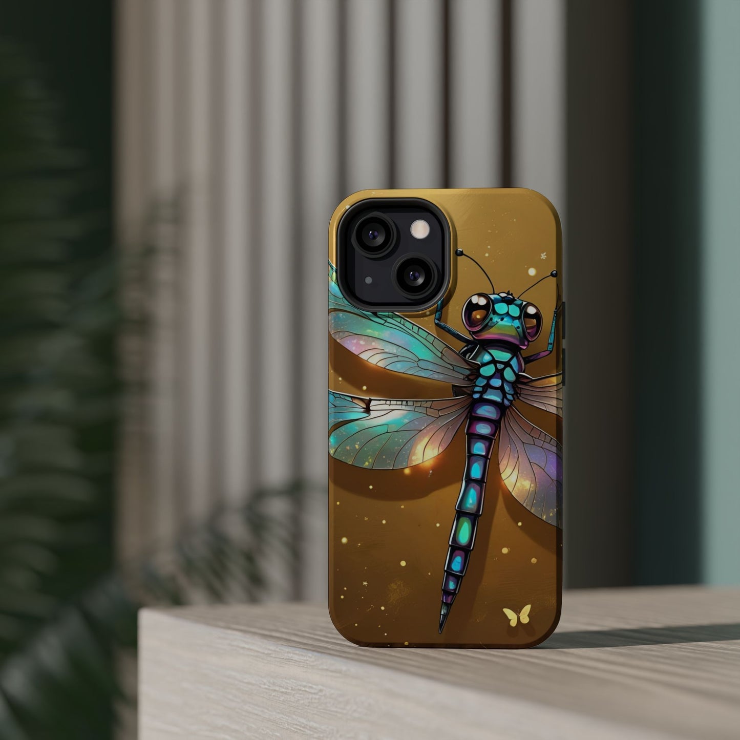 Dragonfly Magnetic Phone Case, Colorful Phone Cover, Gift for Nature Lovers, Unique Phone Accessory, Eco-Friendly Design