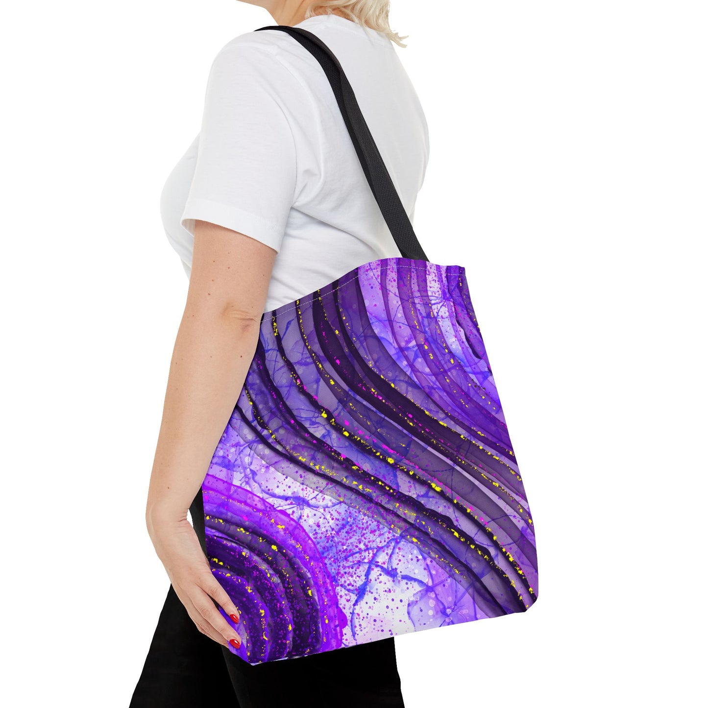 Artistic Purple Tote Bag - Stylish & Colorful Accessory for Every Occasion