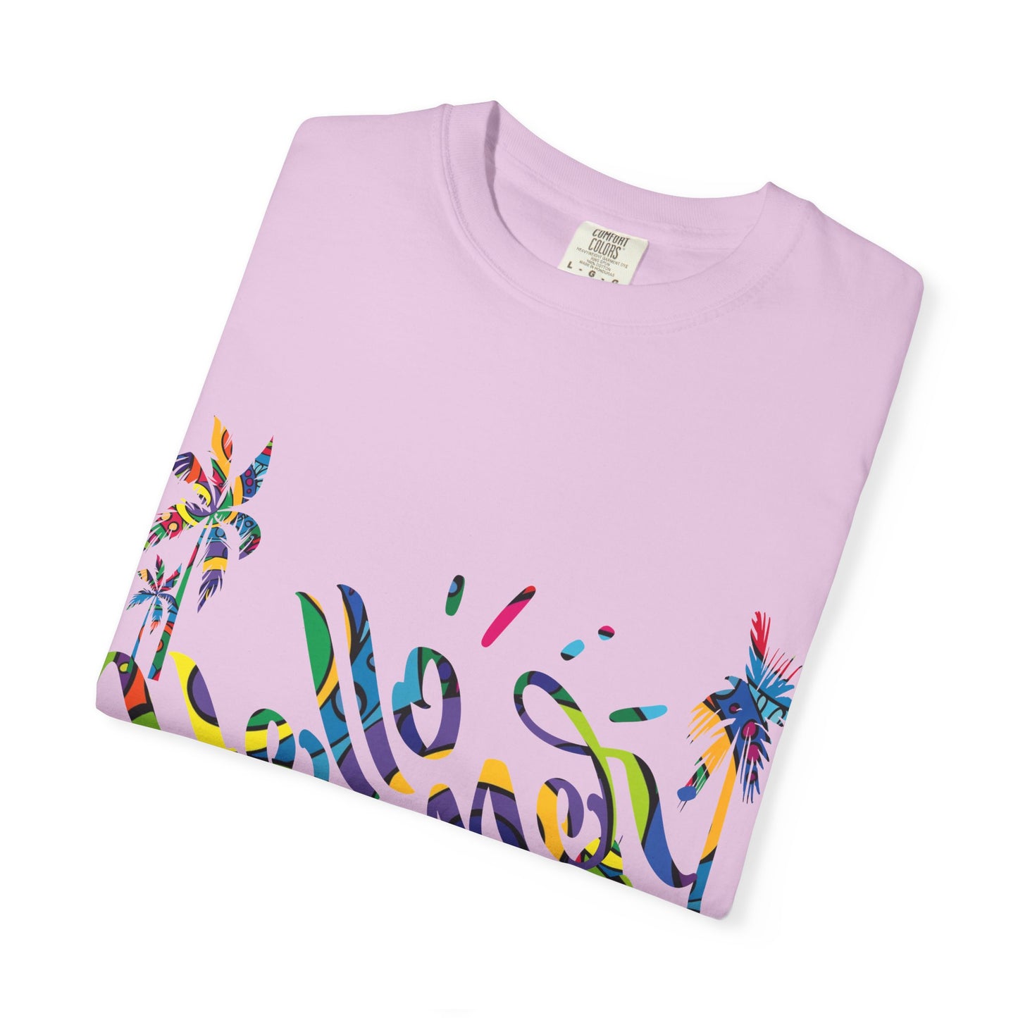 Gold Heart Pattern Women T-Shirt