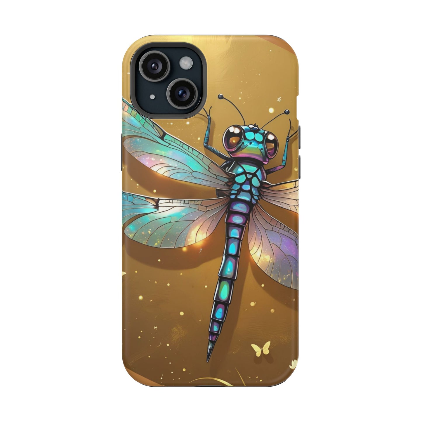 Dragonfly Magnetic Phone Case, Colorful Phone Cover, Gift for Nature Lovers, Unique Phone Accessory, Eco-Friendly Design