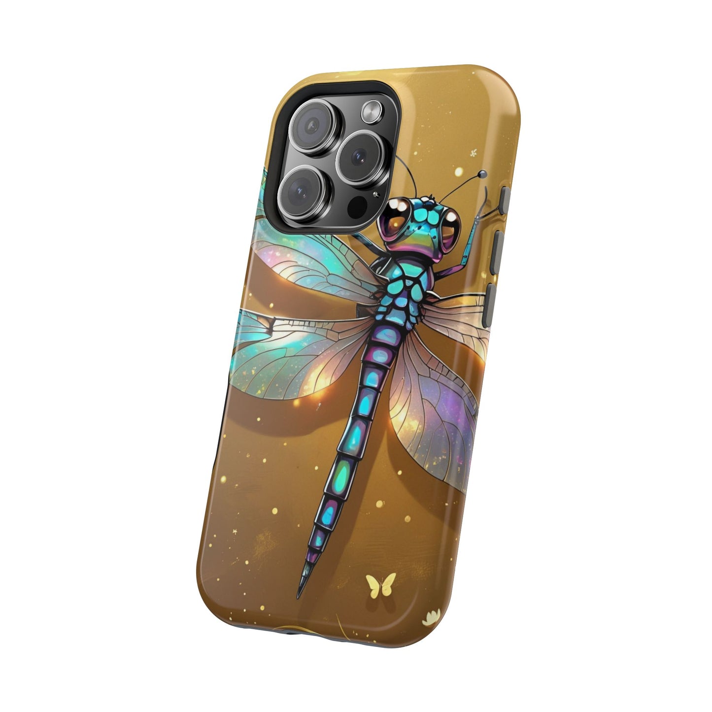 Dragonfly Magnetic Phone Case, Colorful Phone Cover, Gift for Nature Lovers, Unique Phone Accessory, Eco-Friendly Design