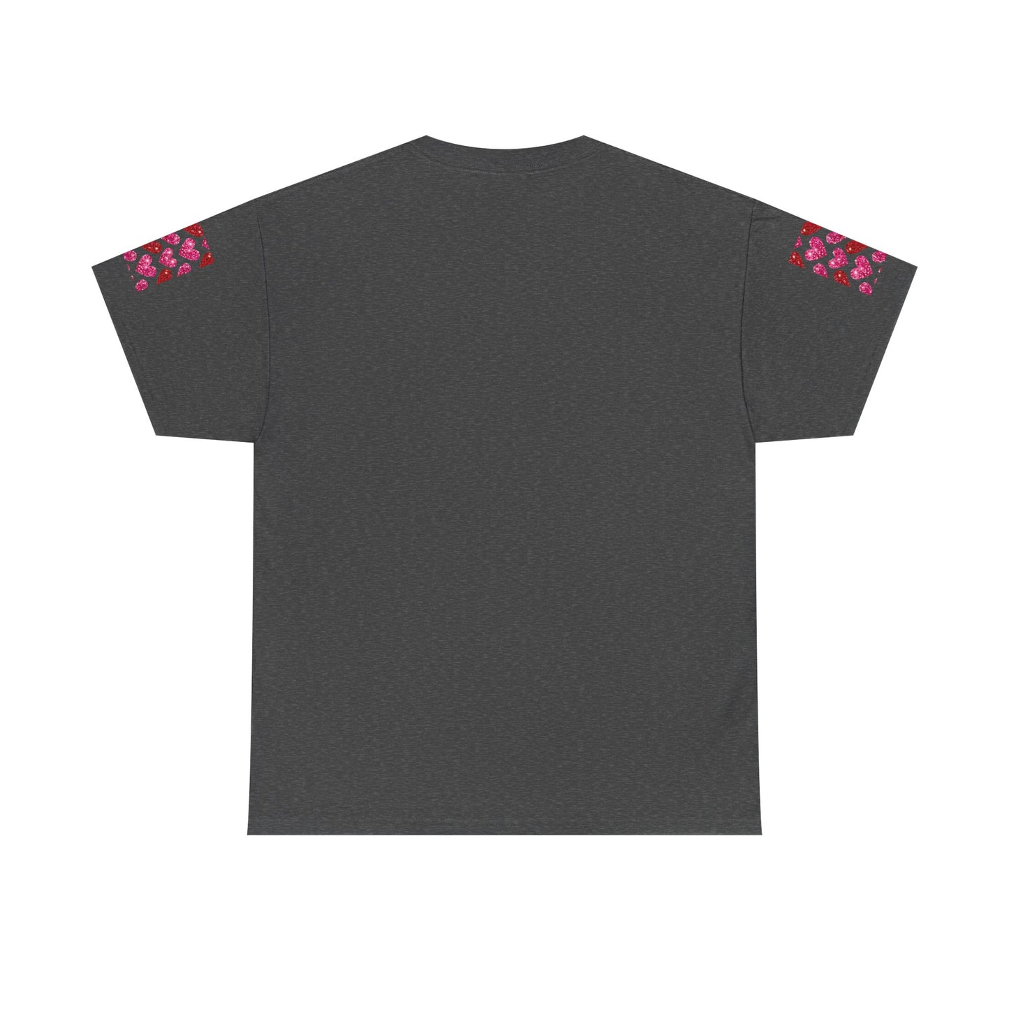 Sparkling Hearts Cotton Tee - Perfect for Valentine's Day & Love Celebrations