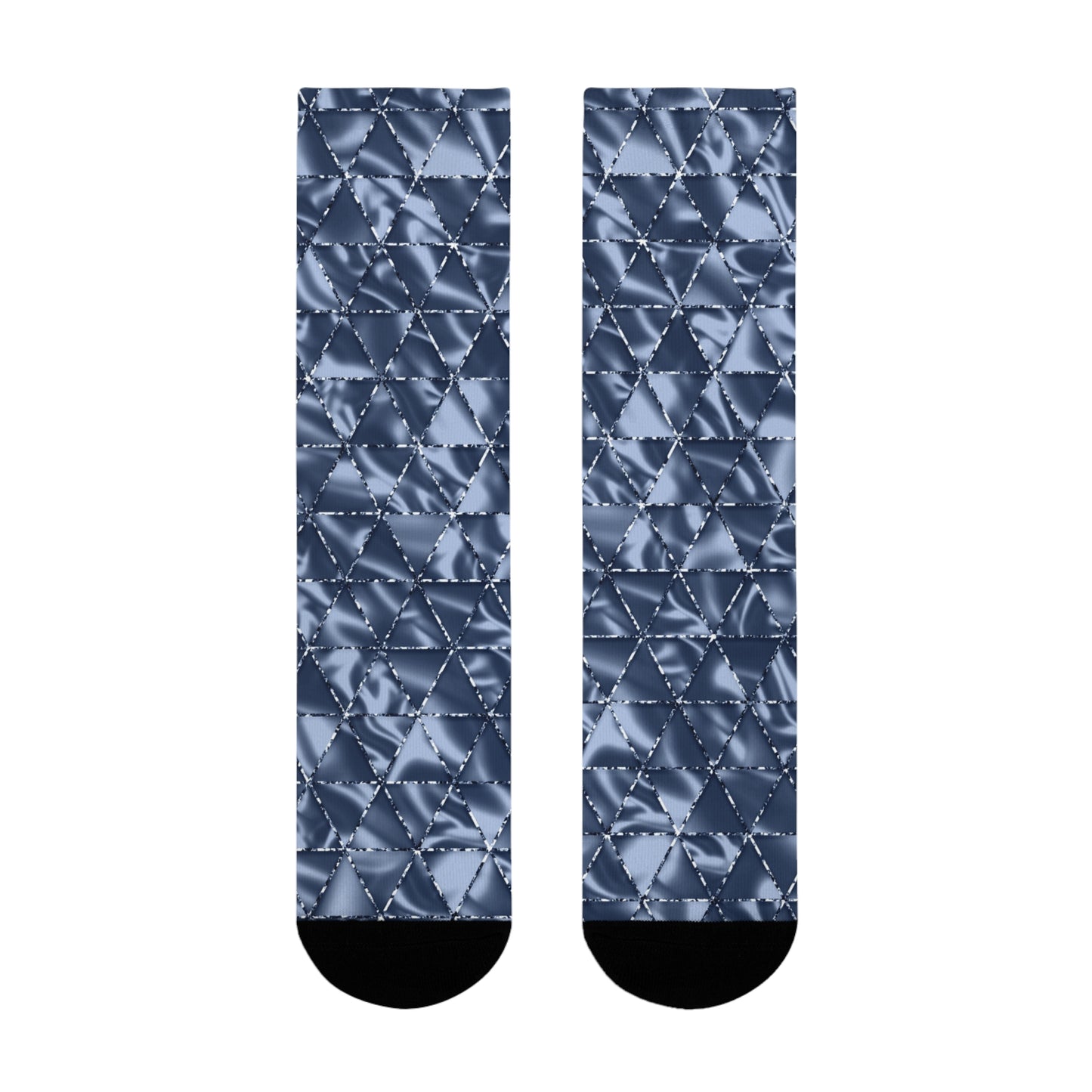 Stylish Geometric Crew Socks for Everyday Comfort